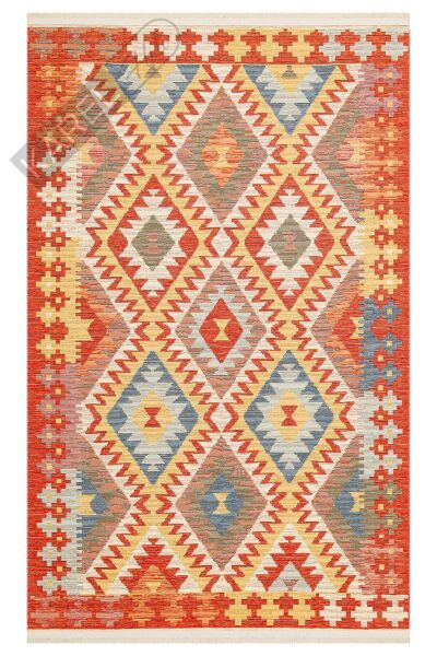 NOMAD NMD 09 LIGHT MULTY Yıkanabilir, Çift Taraflı Kullanıma Uygun Yumuşak Tuşeli Otantik Kilim