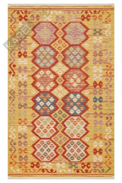 NOMAD NMD 03 RED Yıkanabilir, Çift Taraflı Kullanıma Uygun Yumuşak Tuşeli Otantik Kilim