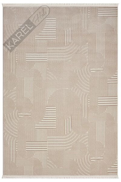 Seyran Halı Mono 888 Bej Koleksiyonu Bohem Akrilik Saçaklı Hali