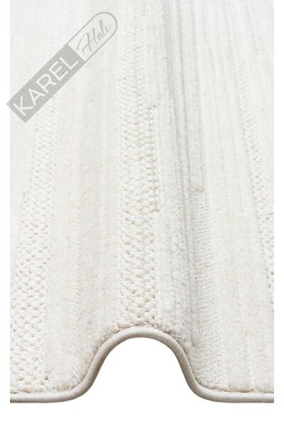 JOY JOY 01 WHITE  Hav Toz Vermeyen Yumuşak dokulu Modern Makine Halısı