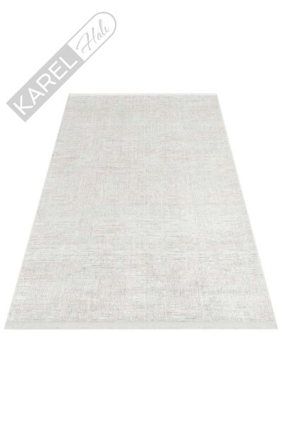 SATEEN ST 23 GREY XW Hav Toz Vermez Yıkanabilir Kaymaz İnce Dokuma Modern Halı