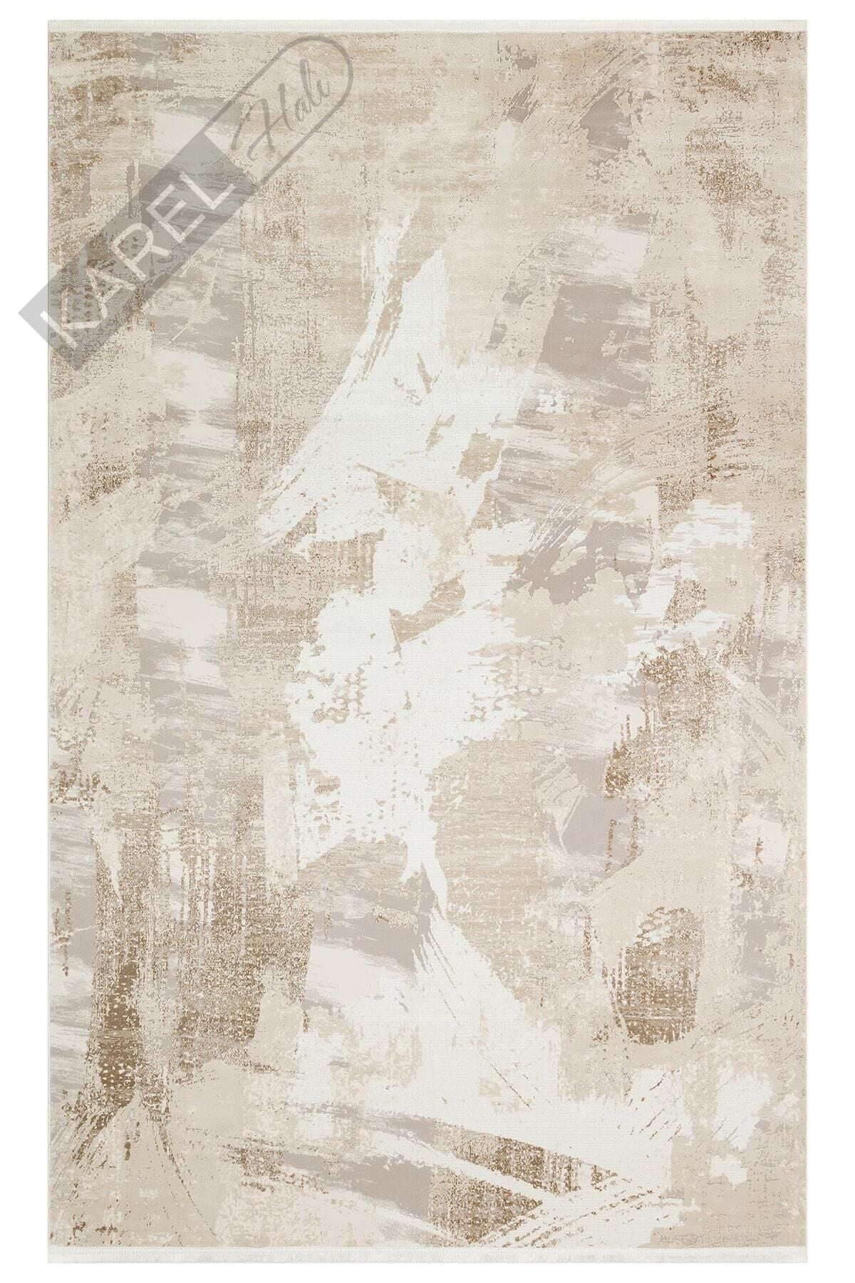 PADONA PDN 06 BEIGE GREY  Extra Yumuşak Dokulu Sık Dokuma Modern Desenlere Sahip Şık Salon Halısı