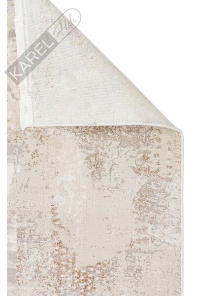PADONA PDN 06 BEIGE GREY  Extra Yumuşak Dokulu Sık Dokuma Modern Desenlere Sahip Şık Salon Halısı