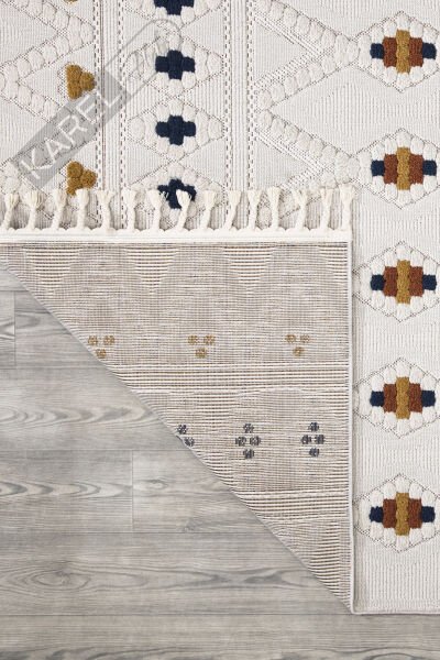 İpek Mekik Hali Lupin Koleksiyonu 18502 İskandinav Polyester Halı