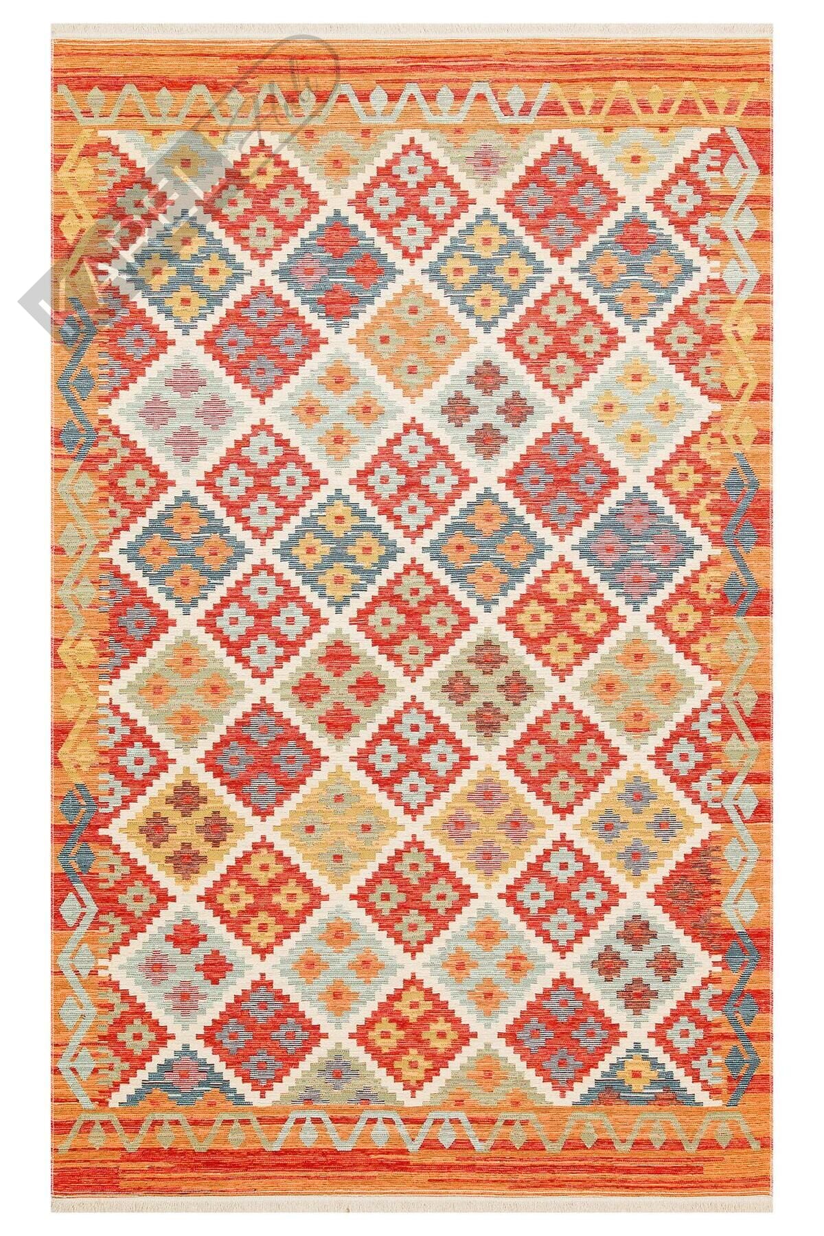 NOMAD NMD 05 TERRA Yıkanabilir, Çift Taraflı Kullanıma Uygun Yumuşak Tuşeli Otantik Kilim