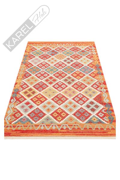 NOMAD NMD 05 TERRA Yıkanabilir, Çift Taraflı Kullanıma Uygun Yumuşak Tuşeli Otantik Kilim