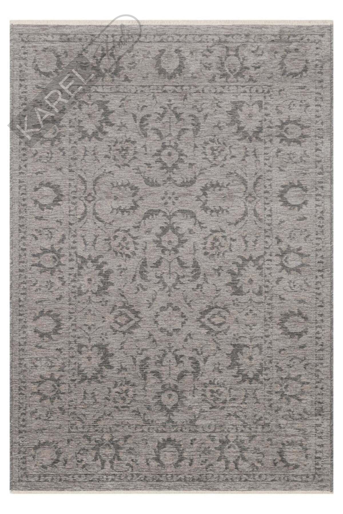 LIZA KILIM XW LIZ 03 GREY XW Hav Toz Vermez Kaymaz Tabanlı Yıkanabilir Düz Renk Kilim
