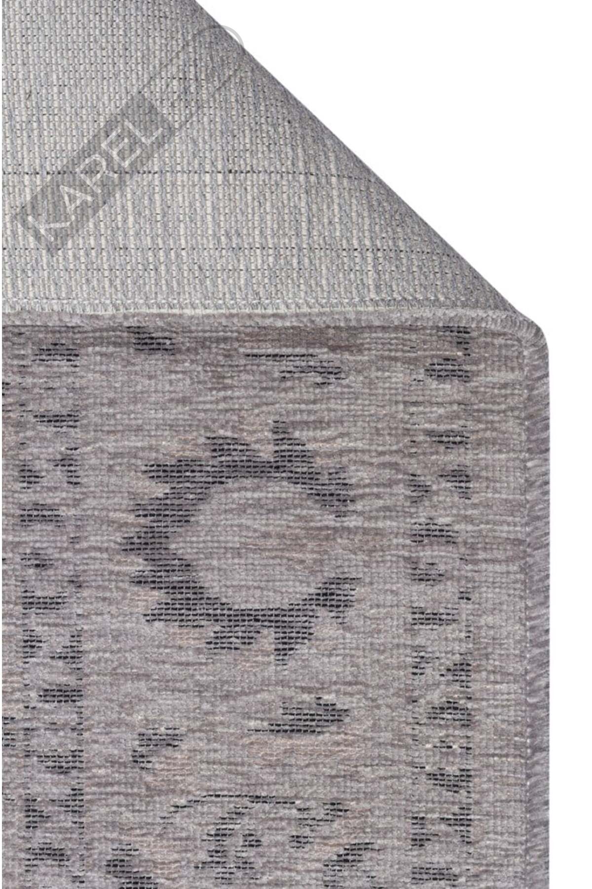 LIZA KILIM XW LIZ 03 GREY XW Hav Toz Vermez Kaymaz Tabanlı Yıkanabilir Düz Renk Kilim