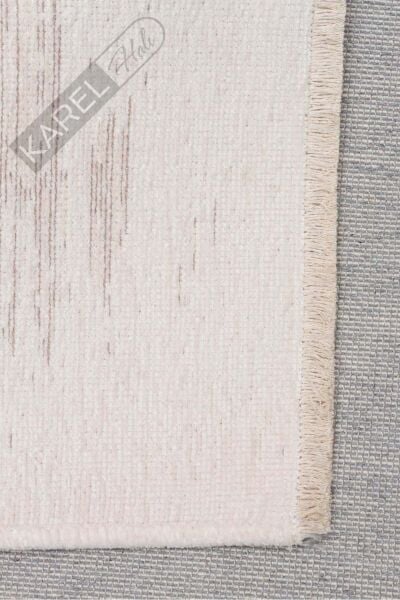 LIZA KILIM XW LIZ 04 WHITE XW Hav Toz Vermez Kaymaz Tabanlı Yıkanabilir Düz Renk Kilim
