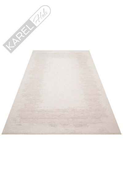 LIZA KILIM XW LIZ 04 WHITE XW Hav Toz Vermez Kaymaz Tabanlı Yıkanabilir Düz Renk Kilim