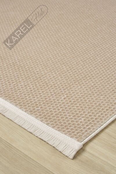 Seyran Halı Mono 889 Bej Koleksiyonu Bohem Akrilik Saçaklı Hali