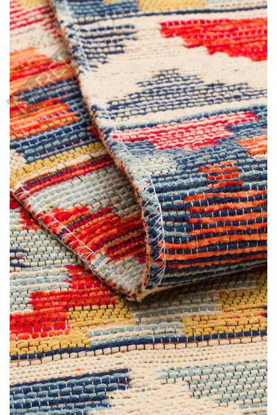 NOMAD NMD 02 AQUA Yıkanabilir, Çift Taraflı Kullanıma Uygun Yumuşak Tuşeli Otantik Kilim