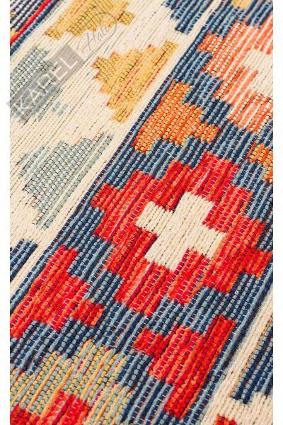 NOMAD NMD 02 AQUA Yıkanabilir, Çift Taraflı Kullanıma Uygun Yumuşak Tuşeli Otantik Kilim