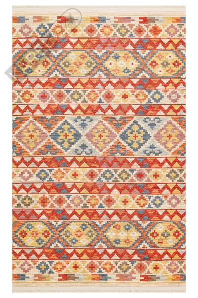 NOMAD NMD 02 AQUA Yıkanabilir, Çift Taraflı Kullanıma Uygun Yumuşak Tuşeli Otantik Kilim