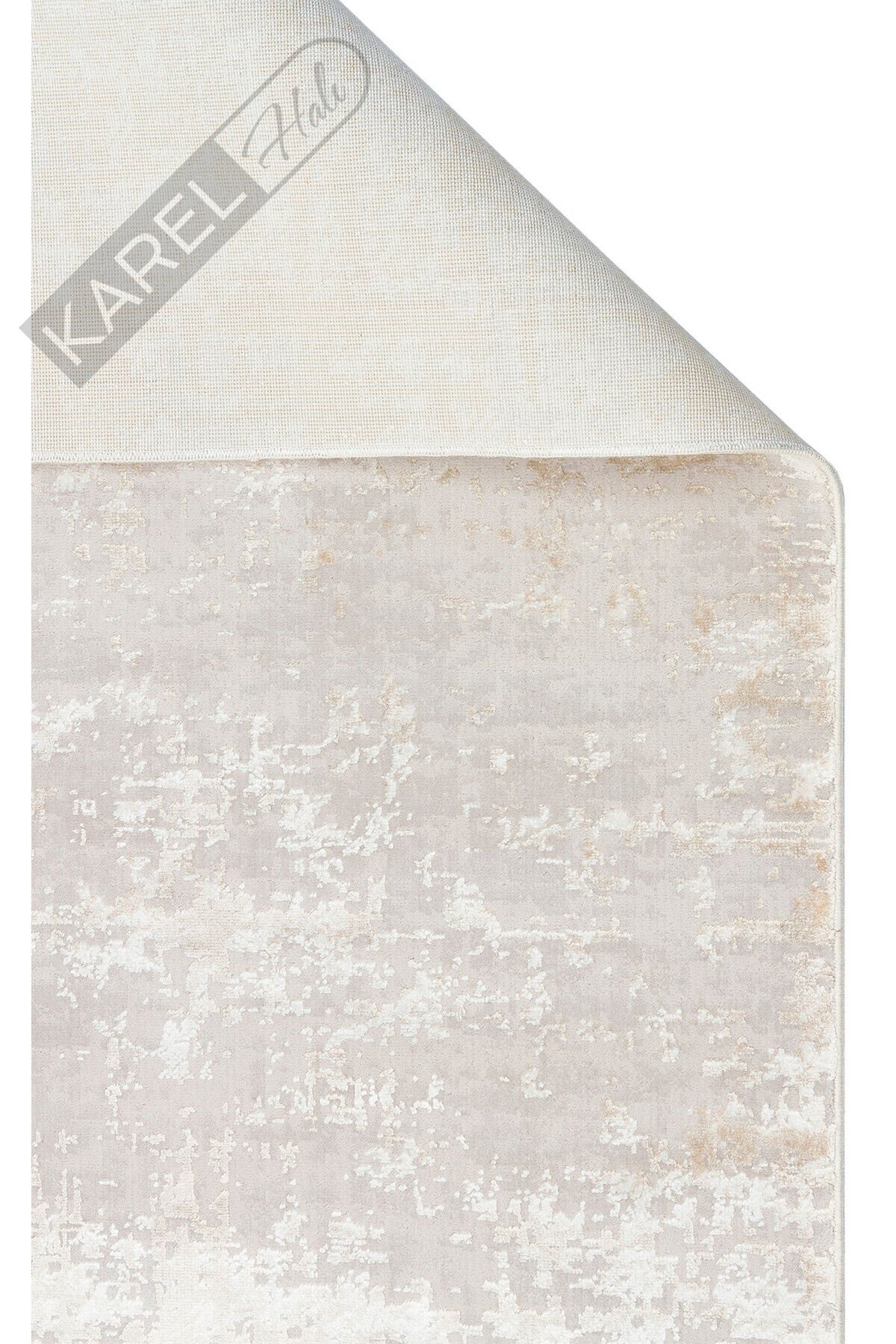 Parlak Yüksek Alçak Dokulu Modern Makine Halısı