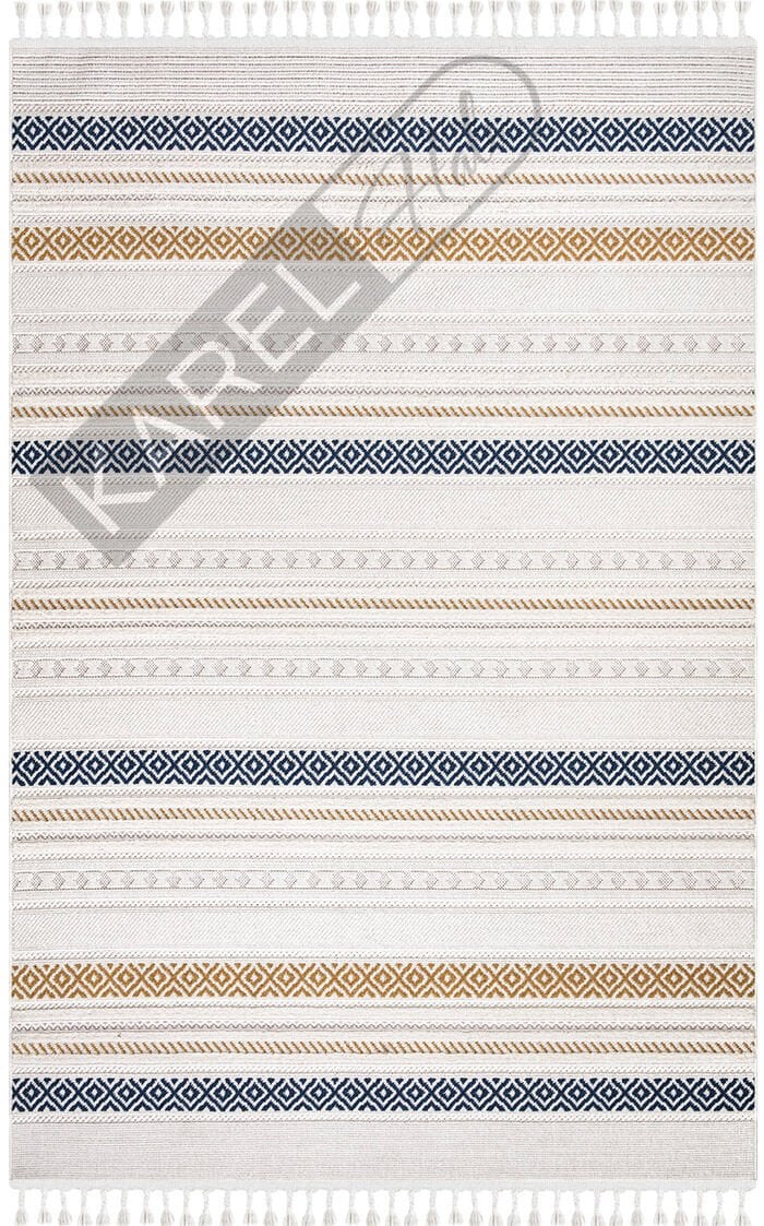 İpek Mekik Hali Lupin Koleksiyonu 18504 İskandinav Polyester Halı