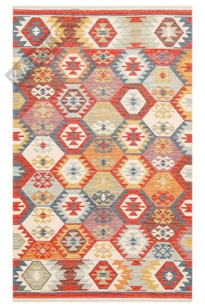 NOMAD NMD 01 MULTY Yıkanabilir, Çift Taraflı Kullanıma Uygun Yumuşak Tuşeli Otantik Kilim