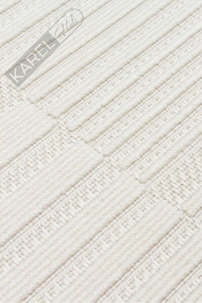MONO LOOP MNO LOOP 01 WHITE Bukleli Sisal Dokuma Yıkanabilir Hav Vermez Kaymaz Tabanlı Kolay Temizl