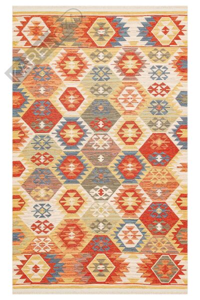 NOMAD NMD 01 MULTY Yıkanabilir, Çift Taraflı Kullanıma Uygun Yumuşak Tuşeli Otantik Kilim