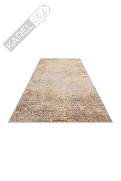 LA PAZ LPZ 01 CAMEL Yüksek Alçak Dokulu Yüksek Kaliteli Sık Dokuma Modern Salon Halısı