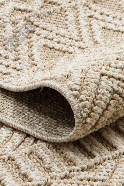 SOHO SH 14 BEIGE Hav Toz Vermez Hasır Dokuma Modern Makine Halısı