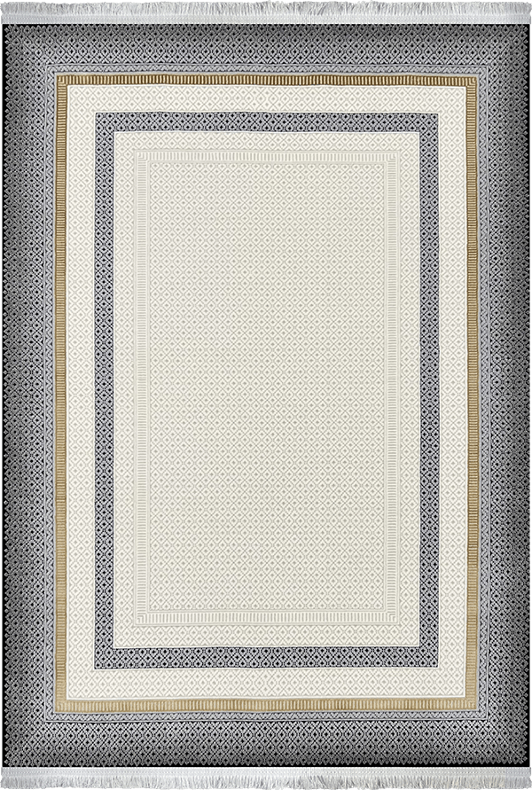 Woolen Halı Pera Koleksiyonu 4501 Gri Akrilik Halı