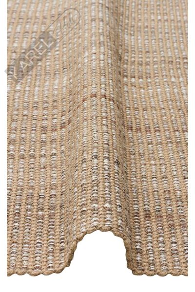 DOHA DH 01 BEIGE Jüt ve Polyester ile Üretilen Çift Taraflı Modern Kilim