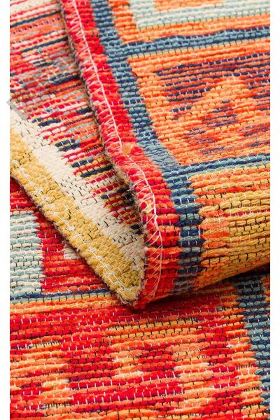 NOMAD NMD 11 TERRA Yıkanabilir, Çift Taraflı Kullanıma Uygun Yumuşak Tuşeli Otantik Kilim