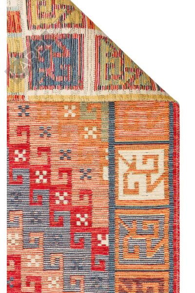 NOMAD NMD 11 TERRA Yıkanabilir, Çift Taraflı Kullanıma Uygun Yumuşak Tuşeli Otantik Kilim