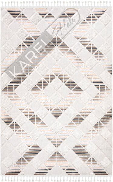 İpek Mekik Hali Lupin Koleksiyonu 18506 İskandinav Polyester Halı