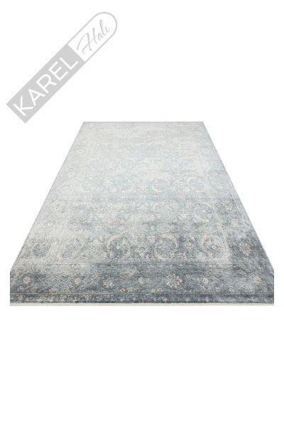 Tf 06 Sky Vızon - Taftan - Pakistan Overdyed Tarzı Halı, Özel Tezgah Uşak Halısı