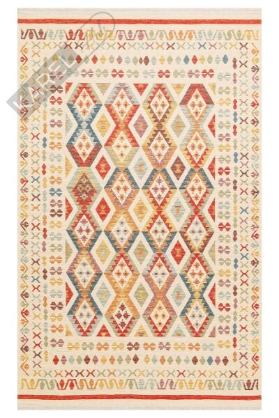 NOMAD NMD 08 LIGHT MULTY Yıkanabilir, Çift Taraflı Kullanıma Uygun Yumuşak Tuşeli Otantik Kilim