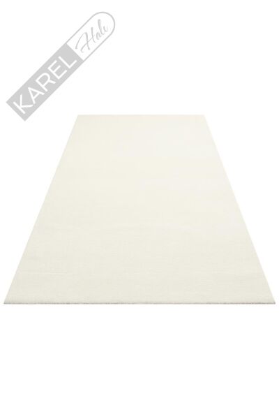 ZEN ZEN 01 WHITE Hav Toz Vermez Yumuşak Tuşeli Zarif Makine Halısı