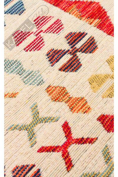 NOMAD NMD 08 LIGHT MULTY Yıkanabilir, Çift Taraflı Kullanıma Uygun Yumuşak Tuşeli Otantik Kilim