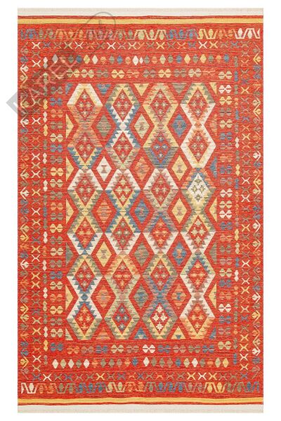 NOMAD NMD 08 LIGHT MULTY Yıkanabilir, Çift Taraflı Kullanıma Uygun Yumuşak Tuşeli Otantik Kilim