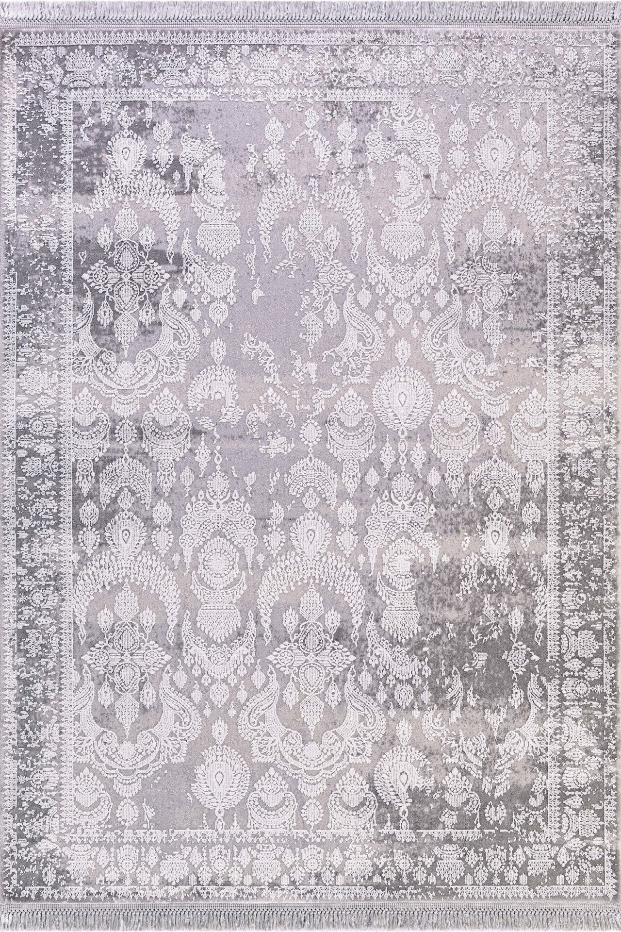 Artemis Halı Inspiration - 00650G - Krem Gri Viskon Premium Halı
