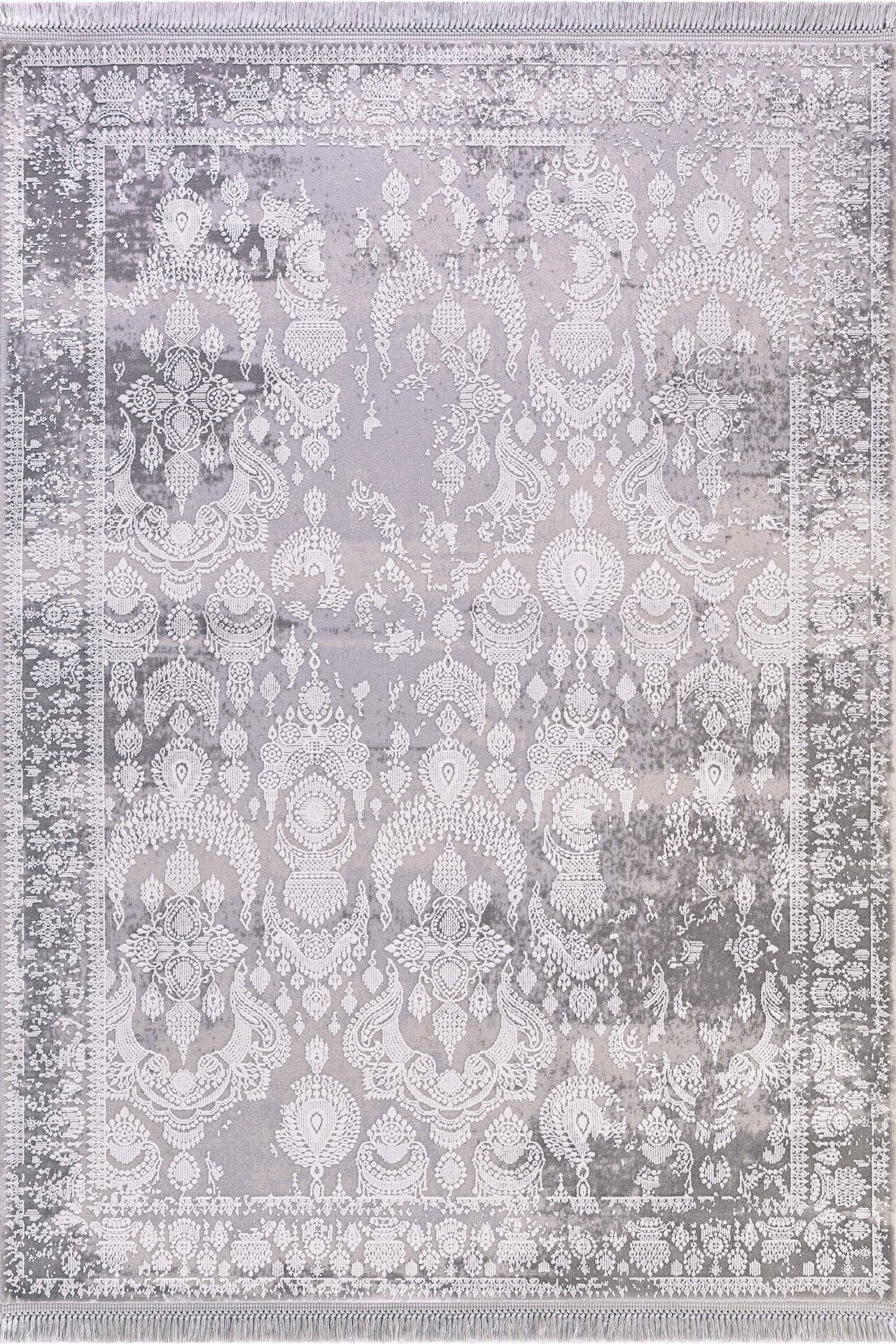 Artemis Halı Inspiration - 00650G - Krem Gri Viskon Premium Halı