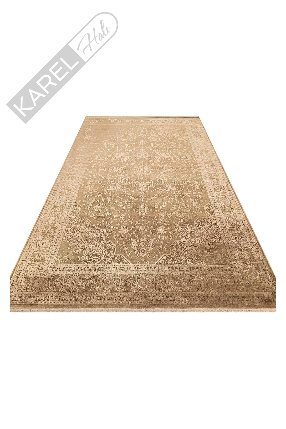 BABIL BBL 02 BRONZE  Yumuşak Dokulu Vintage Esintilere Sahip Over-dyed Sık Dokuma Salon Halısı