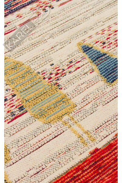 NOMAD NMD 12 TERRA Yıkanabilir, Çift Taraflı Kullanıma Uygun Yumuşak Tuşeli Otantik Kilim