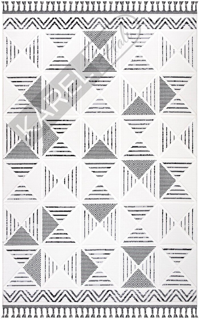 İpek Mekik Hali Lupin Koleksiyonu 18552 İskandinav Polyester Halı