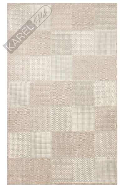 MONO MNO 01 BEIGE Hav Toz Vermez Kaymaz Tabanlı İnce Halı
