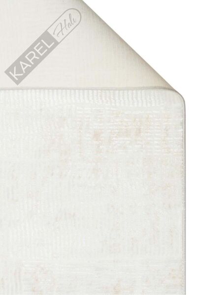 SATEEN ST 23 CREAM XW Hav Toz Vermez Yıkanabilir Kaymaz İnce Dokuma Modern Halı
