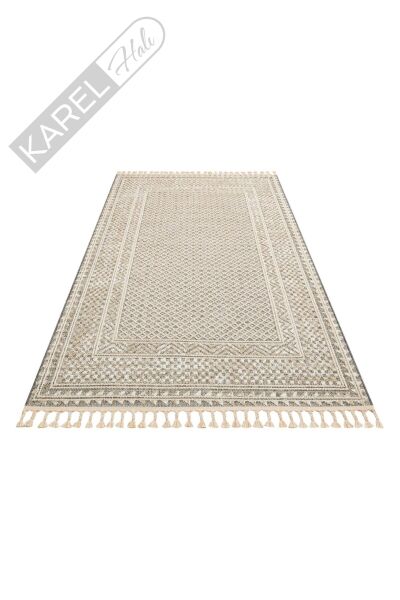 SOHO SH 15 GREY BEIGE  Hav Toz Vermez Hasır Dokuma Modern Makine Halısı