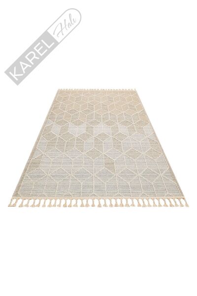 SOHO SH 03 BEIGE Hav Toz Vermez Hasır Dokuma Modern Makine Halısı