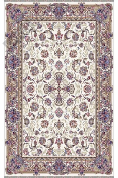 ISFAHAN ISF 01 CREAM Klasik Desenli Yüksek Kalite Sık Dokuma Makine Halısı