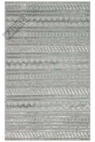 ZENITH ZNT 06 GREY  Yüksek Alçak Dokulu Naturel Yün ve Viskon Modern Dokuma Halı