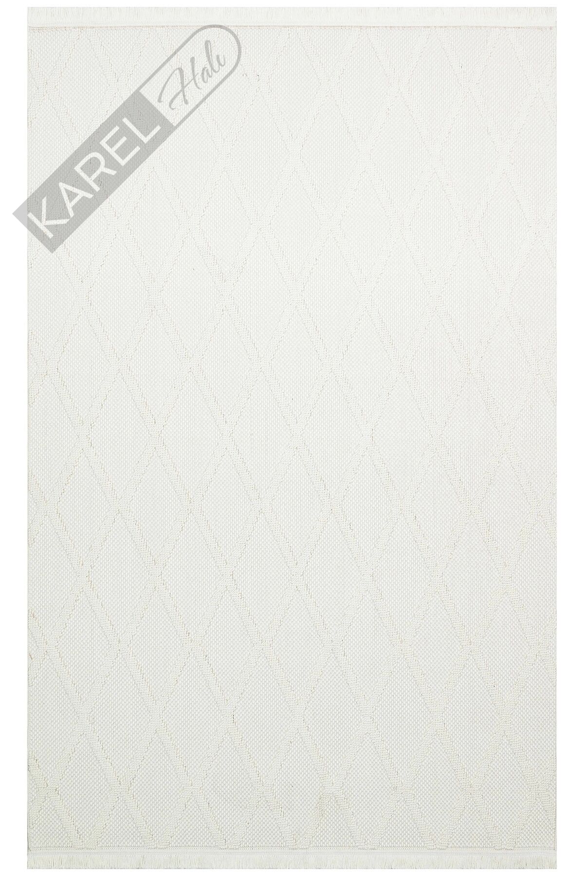Cozy Czy 04 Cream Hav Toz Vermez Modern Örgü Dokuma Makine Halısı