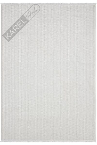 Seyran Halı Mono 889 Krem Koleksiyonu Bohem Akrilik Saçaklı Hali