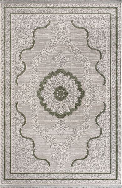 Artemis Halı Lia - 01128K - Krem Yeşil Akrilik Halı