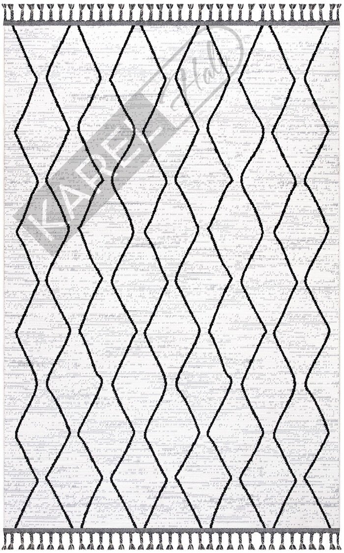 İpek Mekik Hali Lupin Koleksiyonu 18561 İskandinav Polyester Halı